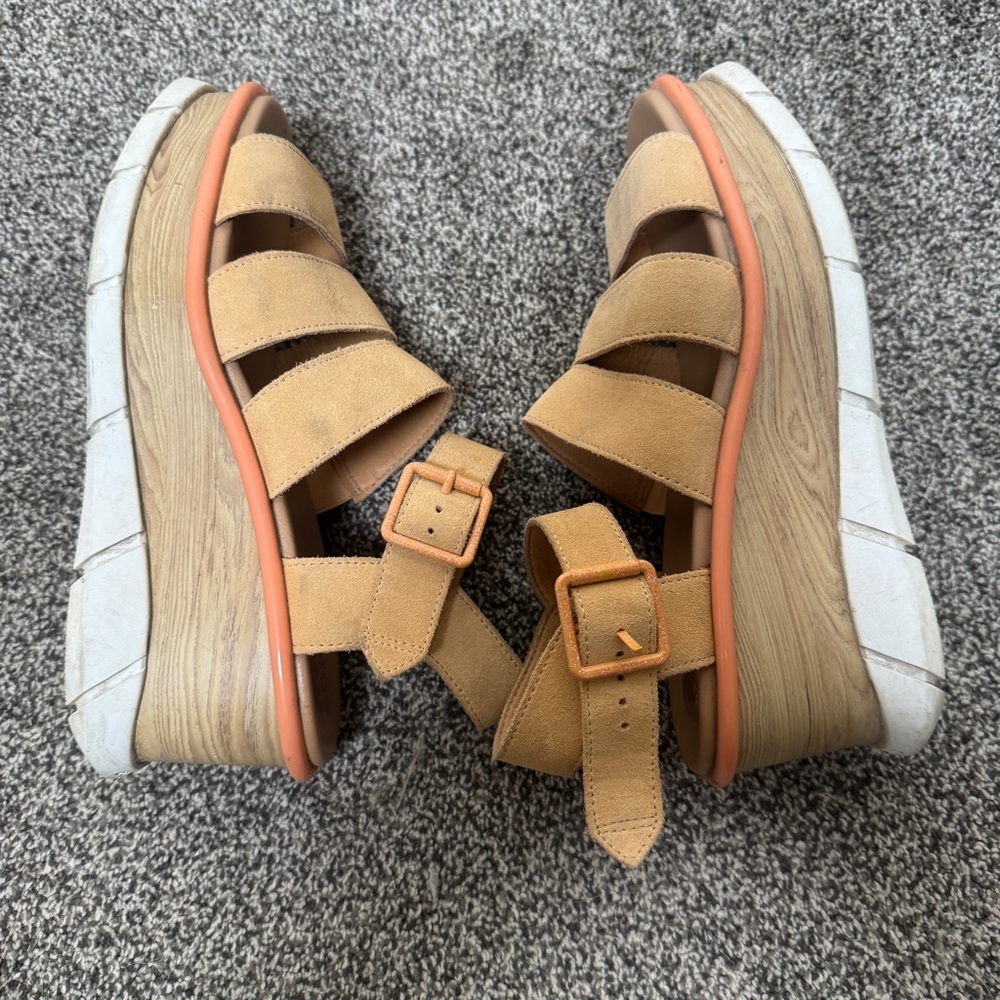 Sorel Joanie III Ankle Strap Wedge Sandals Woman’s 9 Casual Comfortable - Picture 10 of 11